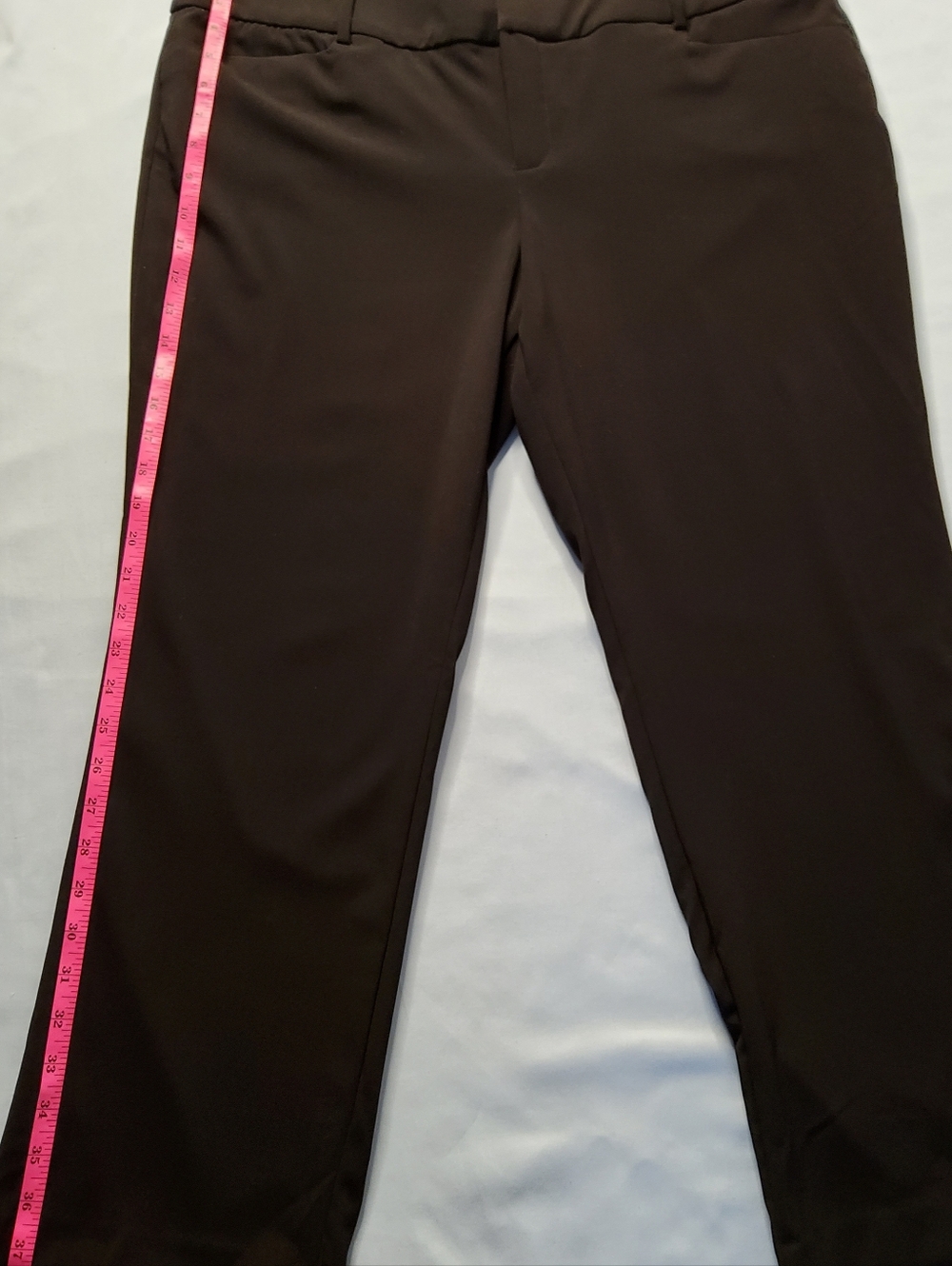 Nine West Black Dress Pants with Smooth Waistband - Picture 3 of 7
